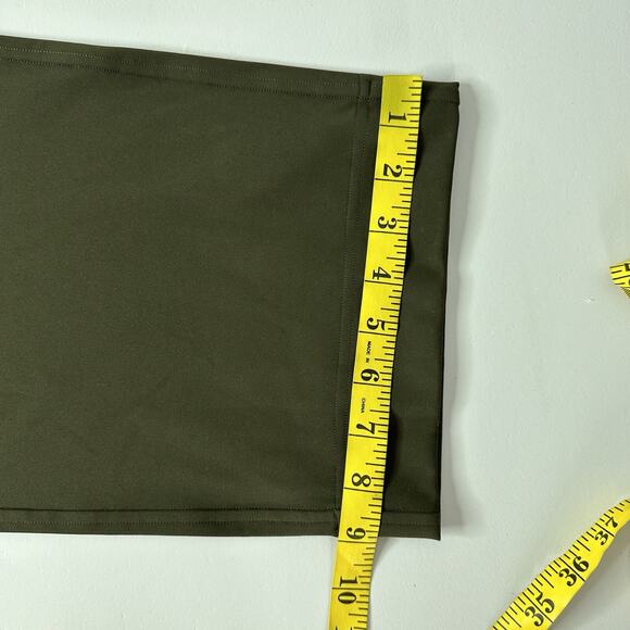 Lululemon Pants Womens Medium Green Straight Leg MidRise Pant Luxtreme Olive - Picture 12 of 13